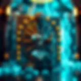 The Enigmatic Diamond Vault A dazzling diamond vault with sparkling gems