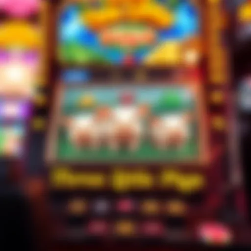 Three Little Pigs Slot Machine Interface