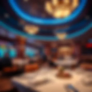 Exquisite dining area featuring a variety of culinary options