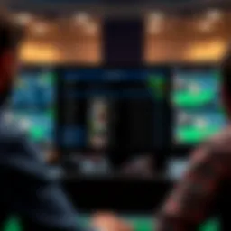 A sleek interface of TwinSpires showcasing various betting options.