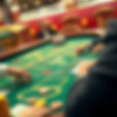 Illustration of advanced betting strategies in craps