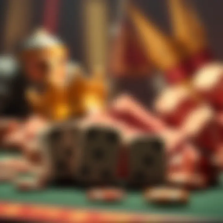 Understanding Cash-Out Dynamics in Dice Games Illustration showing cash-out dynamics in gambling