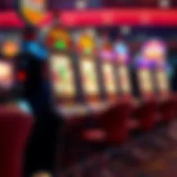 Intricate designs of slot machine interfaces