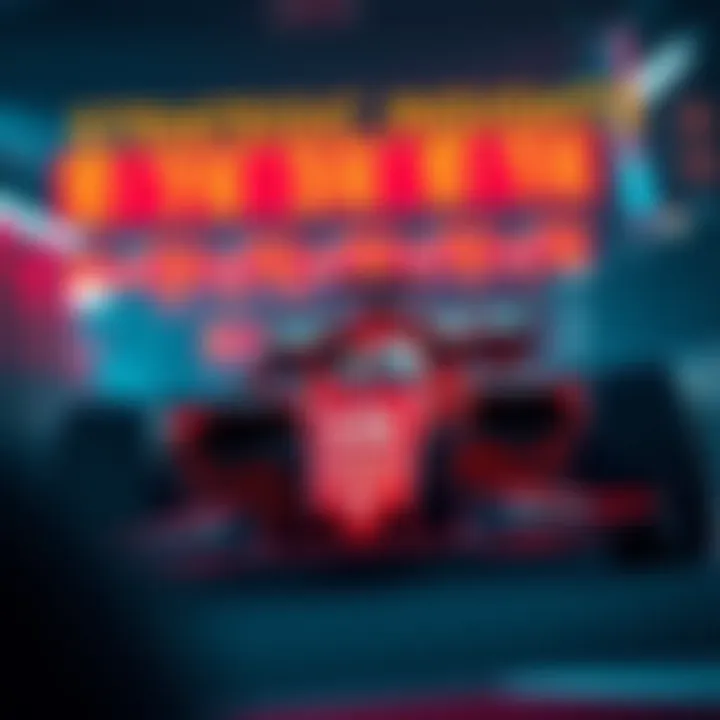 A strategic layout of betting strategies used in Formula One.