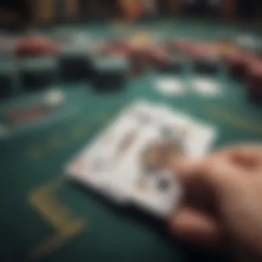 Infographic showing card values in blackjack