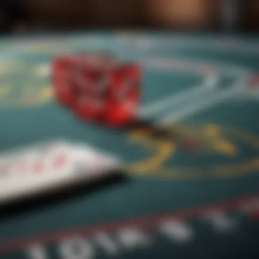 Visual representation of blackjack probabilities