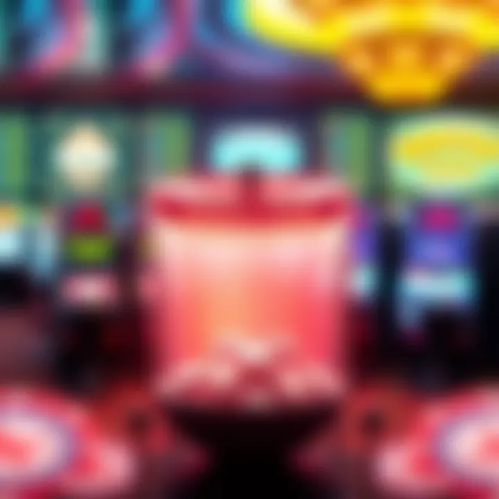 Visualization of economic impact of jackpots on casino environment