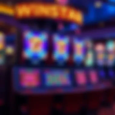 Winstar Casino jackpot display featuring vibrant graphics