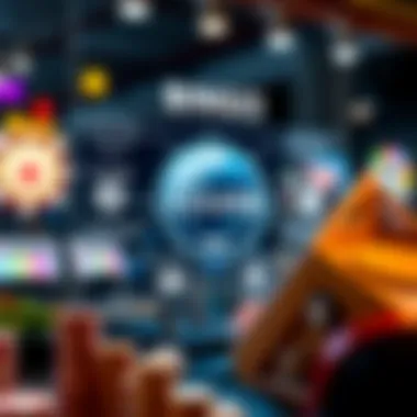 A diagram depicting the technology behind online bingo