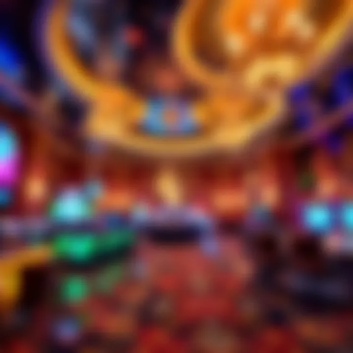 Lavish interior decor reflecting the opulence of Vegas Star Casino