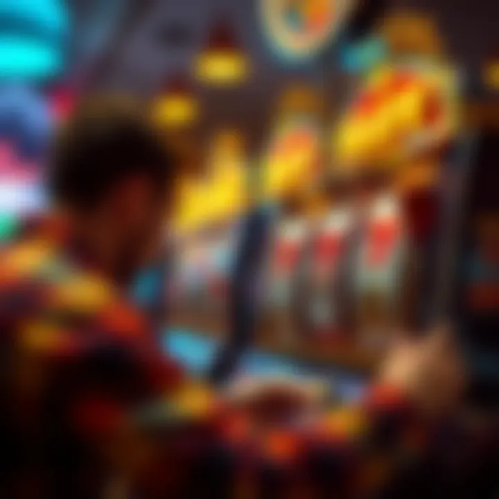 Artistic depiction of psychological elements that attract players to Wild Triple Slots