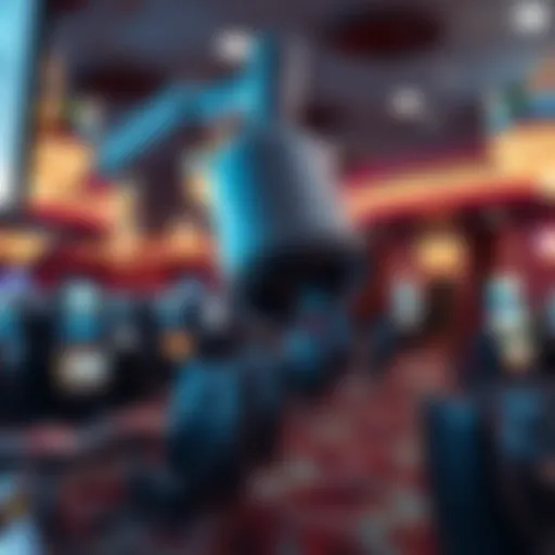 Advanced surveillance system monitoring the casino floor.