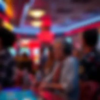 Visitors enjoying various activities at Winstar Casino