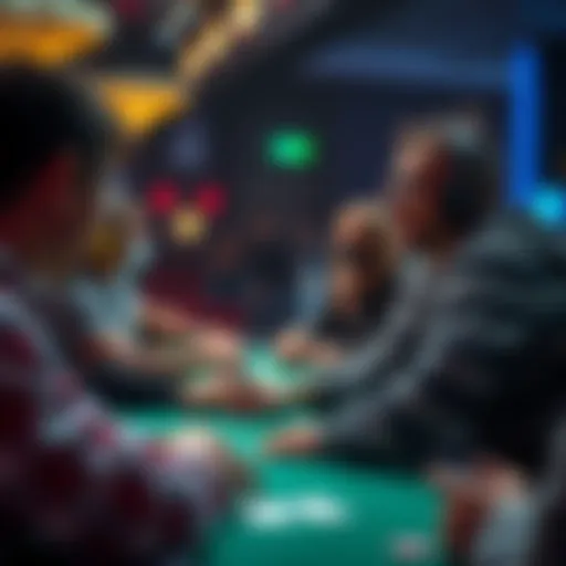 Exciting moment during a pivotal tournament