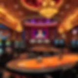 Wynn tournament venue showcasing gaming setups