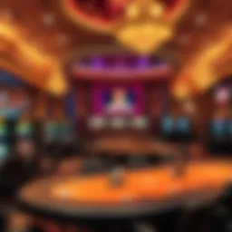 Wynn tournament venue showcasing gaming setups